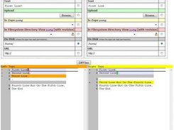Diff Screen - Displaying a diff between some typed text