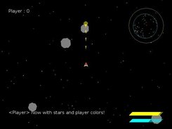 2006/07/31: Parallaxing stars and player colors.