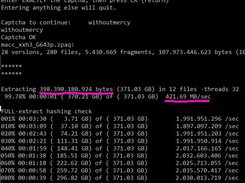 Extract & check 400GB in 18'