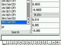 Searching on particle names