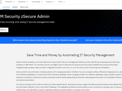 zSecure Admin Screenshot 1