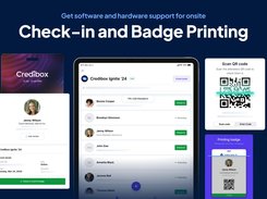 Get software and hardware support for onsite check-in and badge printing. Get attendees into your event faster with check-in kiosks and speedy QR code scanning. Kick off their onsite journey with stunning badges that show off your brand.