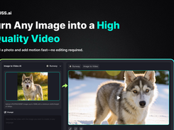 Zuss AI image to video page for turning images into dynamic AI videos