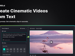 Zuss AI text to video tool for prompt-based video creation