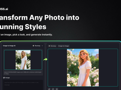 Zuss AI image to image page for editing and transforming images with AI