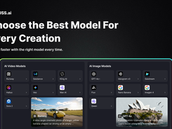 Zuss AI model selection page with leading AI generation models