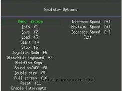 ZX Emulator options