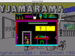 A more complete screen with the scoreboard and inventory.
