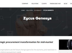Zycus Genesys Screenshot 2