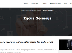 Zycus Genesys Screenshot 1