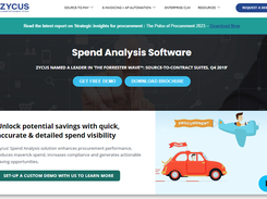 Zycus Spend Analysis Screenshot 1