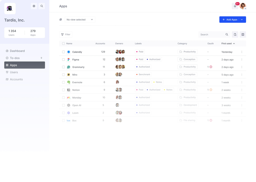 Zygon SaaS Management App