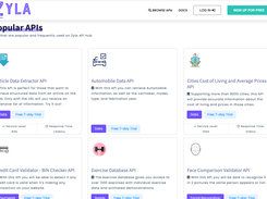 Zyla API Hub Screenshot 1