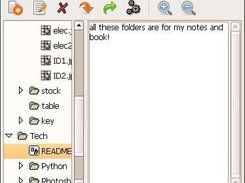 screenshot of zznotes0.9.19 under Ubuntu