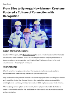 From Silos to Synergy: How Marmon Keystone Fostered a Culture of Connection with Recognition