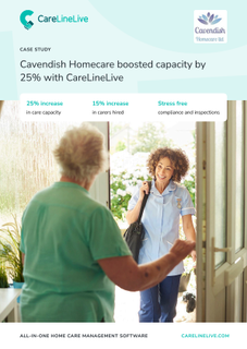 Case Study for Carelinelive  and Cavendish Homecare
