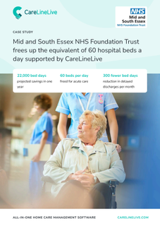Case Study for CareLineLive and Mid South Essex NHS Foundation Trust 