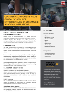 Classter all-in-one SIS helps Global School for Entrepreneurship streamline academic operations