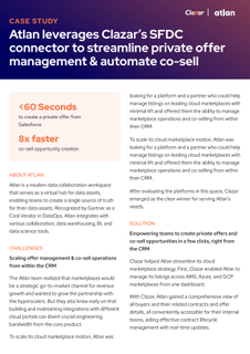 Atlan Leverages Clazar’s SFDC Connector to Streamline Private Offer Management & Automate Co-Sell