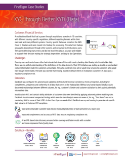 Case Study - Ensuring trustability of a banks KYC data