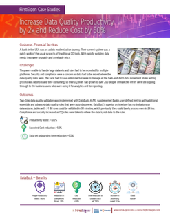 Case Study- Operational efficiency by automating data validation