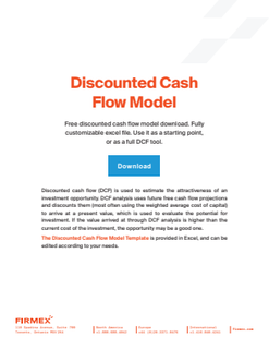 Firmex-Download---Discounted-Cash-Flow-Model