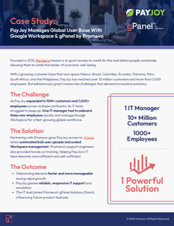 PayJoy gPanel Case Study