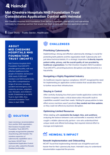 Heimdal® - Mid Cheshire NHS Case Study