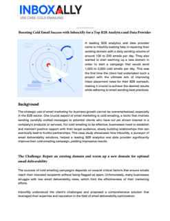 Case Study - Cold Emailing