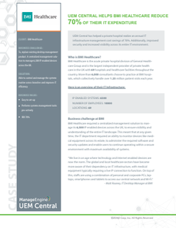 BMI Healthcare reduced IT spend by 70% with Endpoint Central