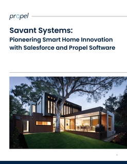 Pioneering Smart Home Innovation with Salesforce and Propel Software