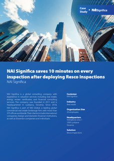 NAI Significa saves 10 minutes on every inspection after deploying Resco Inspections+