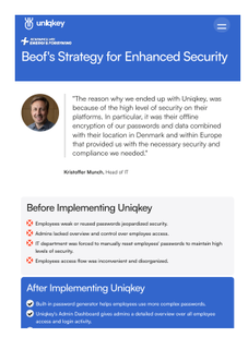 Beof's Strategy for Enhanced Security