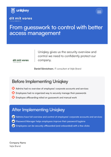 From guesswork to control with better access management