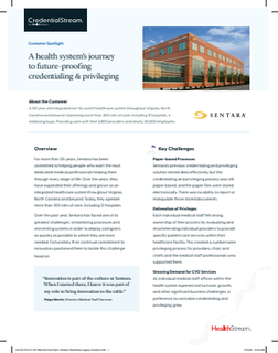 A health system’s journey to future-proofing credentialing & privileging