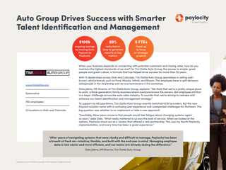Auto Group Drives Success with Smarter Talent Identification and Management