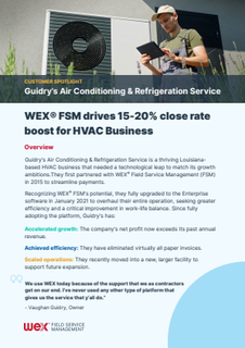 WEX FSM Customer Story | Guidry’s Air Conditioning & Refrigeration Service