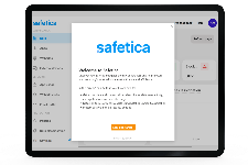 image of interactive demo by Safetica