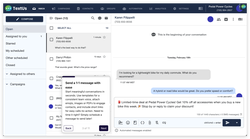 image of interactive demo by TextUs