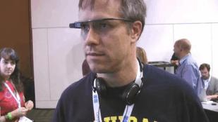 Sergey Brin Shows Project Glass Glasses to Journalists (Video)